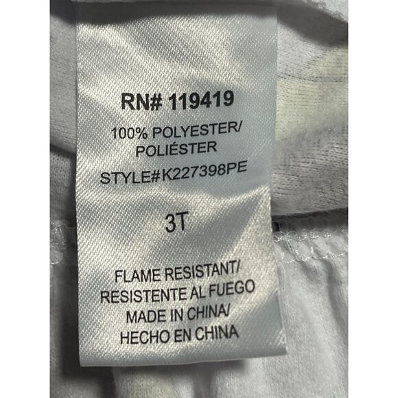 Peanuts Halloween Nightgown Girls 3T White With Charlie Brown Graphics - Picture 5 of 6